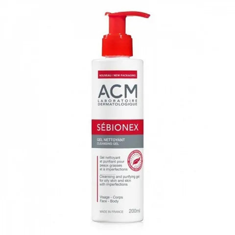 ACM Sebionex Cleansing Gel for Oily Skin 200 Ml