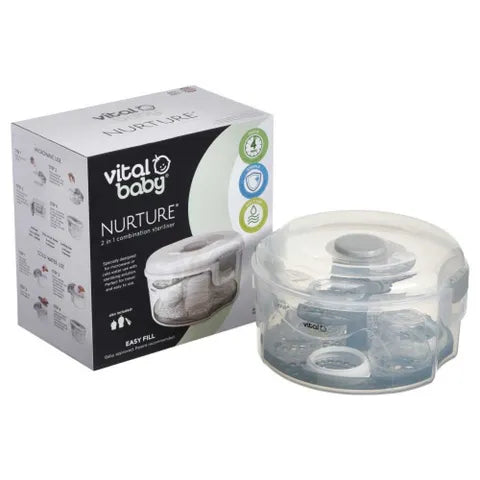 Vital Baby Nurture 2 In 1 Combination Steriliser for Baby Bottles