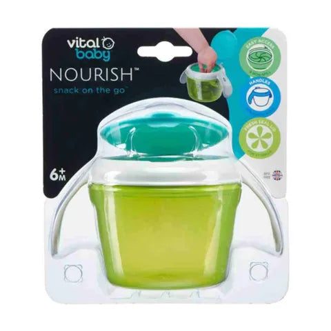 Vital Baby Nourish Snack On The Go Food Container +6 Months Pop