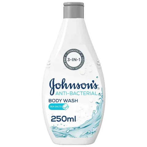 Johnson's Antibacterial Body Wash Sea Salt 250Ml