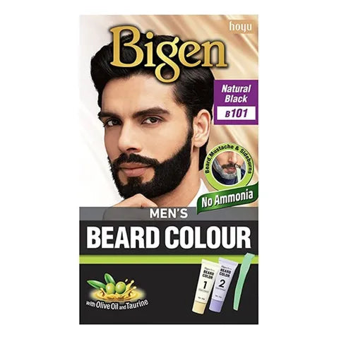 Bigen Men's Beard Color B101 Natural Black 40 G 2