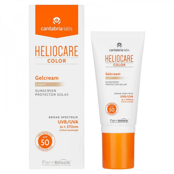 هيلوكير كريم جل ملون واقي الشمس 50 مل heliocare gel cream light spf 50+ 50ml